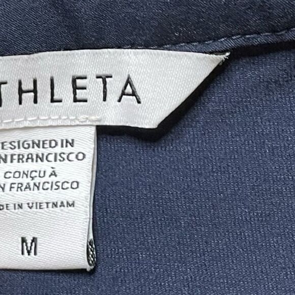 ATHLETA Northbound Top Navy Blue Size Medium - Picture 8 of 8